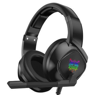RGB Gaming Headset – Noise-Canceling Over-Ear Headphones with Mic