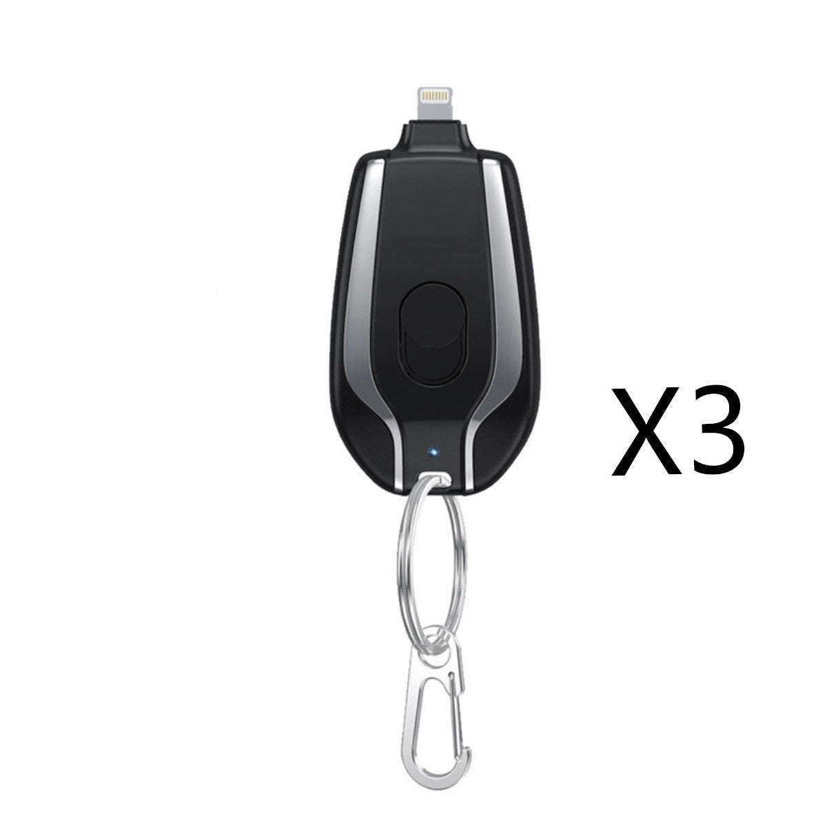 1500mAh Mini Keychain Charger – Ultra-Compact Type-C Power Bank