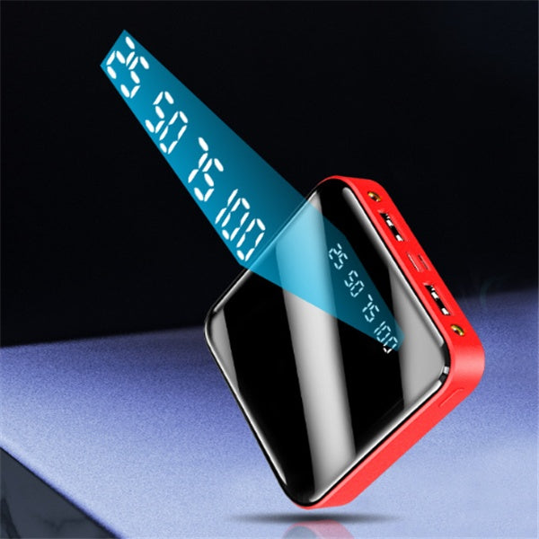 Mini 20,000mAh Portable Power Bank – Digital Display