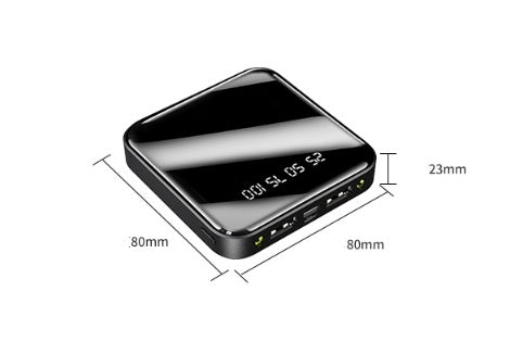 Mini 20,000mAh Portable Power Bank – Digital Display