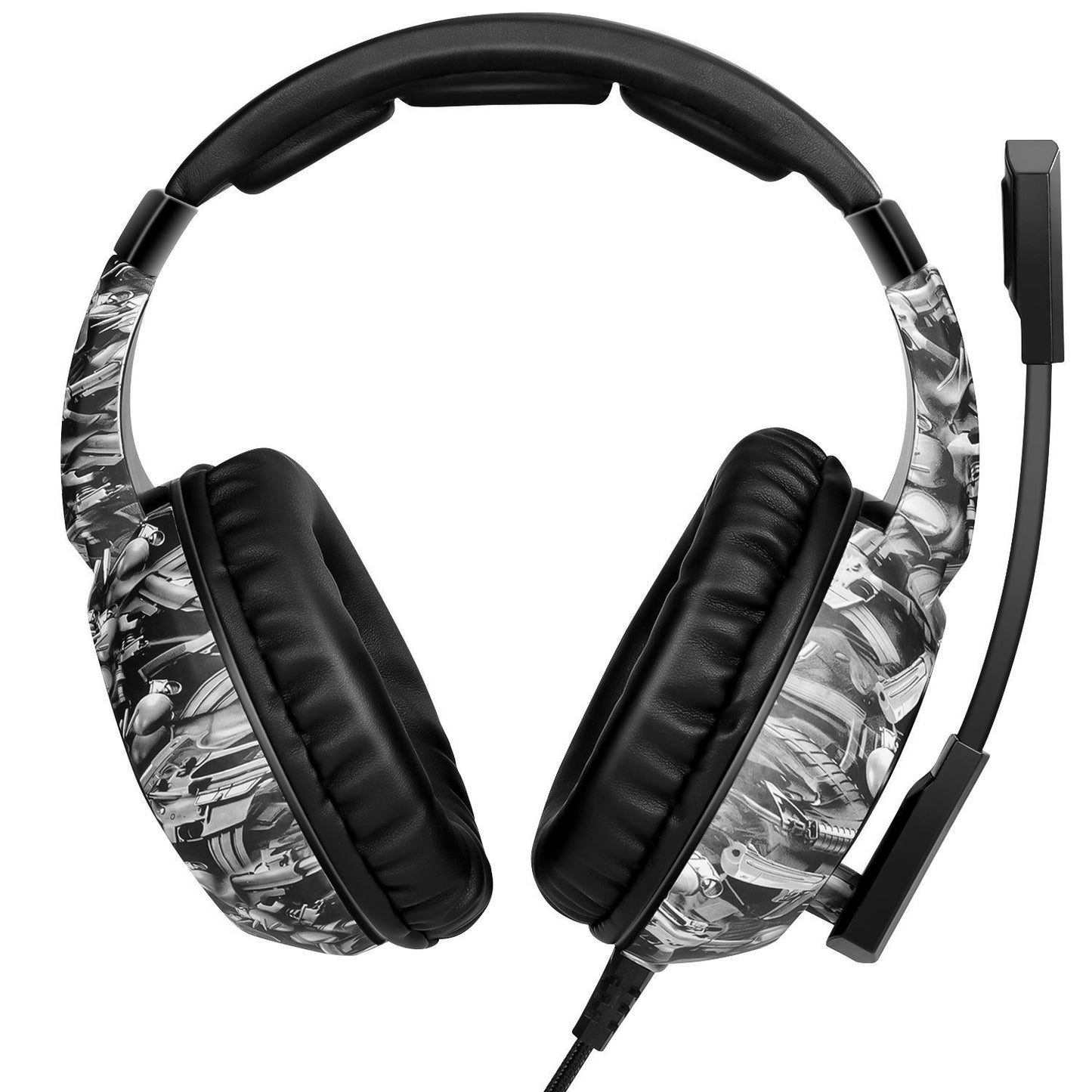 RGB Gaming Headset – Noise-Canceling Over-Ear Headphones with Mic