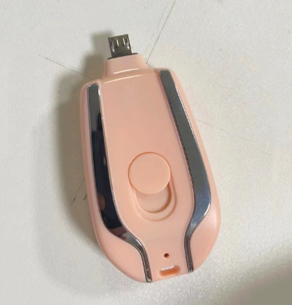 1500mAh Mini Keychain Charger – Ultra-Compact Type-C Power Bank