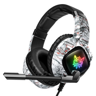 RGB Gaming Headset – Noise-Canceling Over-Ear Headphones with Mic