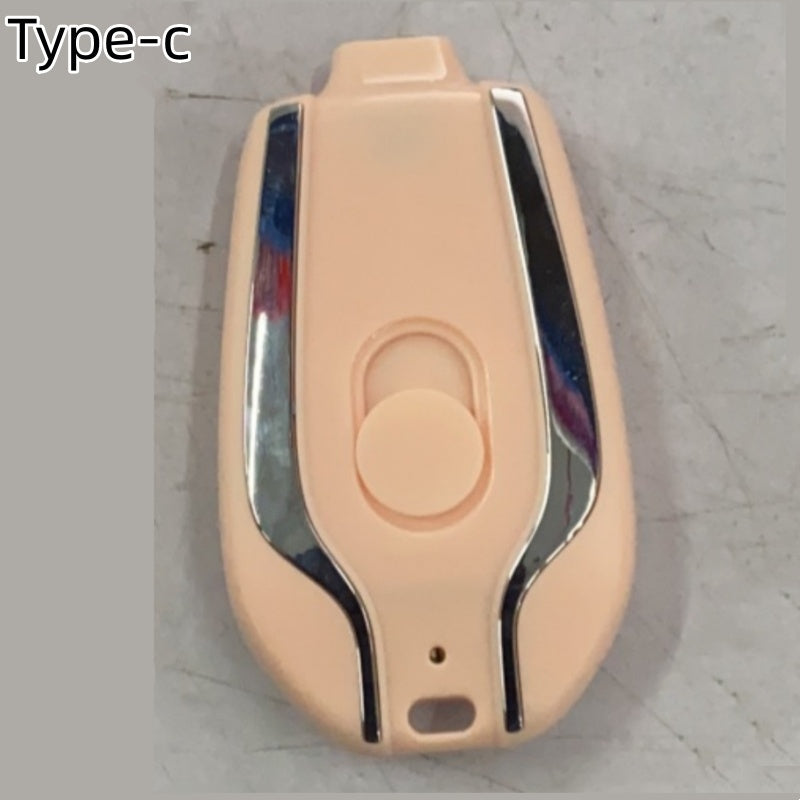 1500mAh Mini Keychain Charger – Ultra-Compact Type-C Power Bank