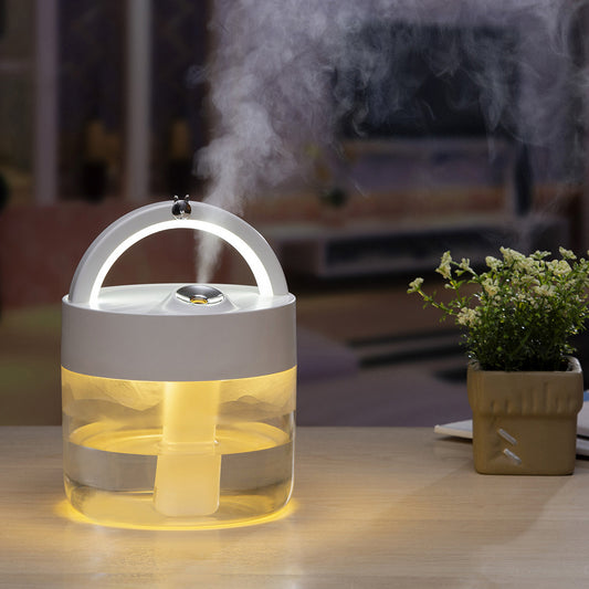 Quiet Dimming Humidifier – Cool Mist & Night Light