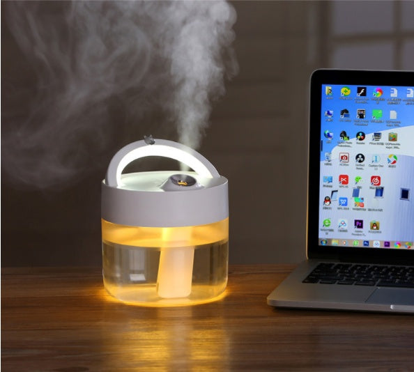 Quiet Dimming Humidifier – Cool Mist & Night Light