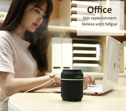 Mini Can Humidifier – Portable USB Cool Mist Diffuser