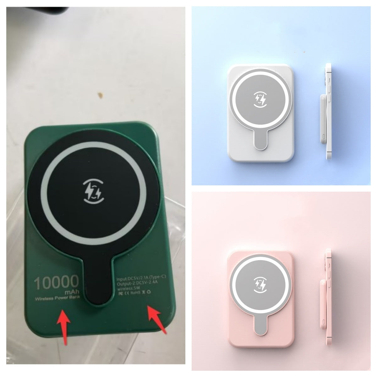 5000mAh Magnetic Wireless Power Bank – Fast Charging & Portable