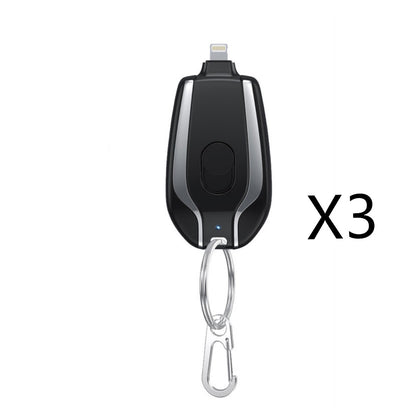 1500mAh Mini Keychain Charger – Ultra-Compact Type-C Power Bank