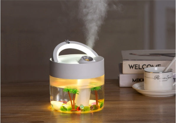 Quiet Dimming Humidifier – Cool Mist & Night Light