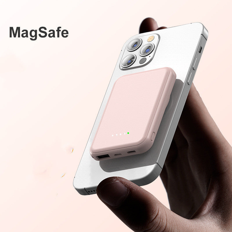 5000mAh Magnetic Wireless Power Bank – Fast Charging & Portable