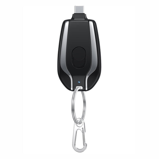 1500mAh Mini Keychain Charger – Ultra-Compact Type-C Power Bank
