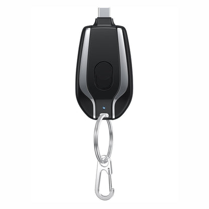1500mAh Mini Keychain Charger – Ultra-Compact Type-C Power Bank