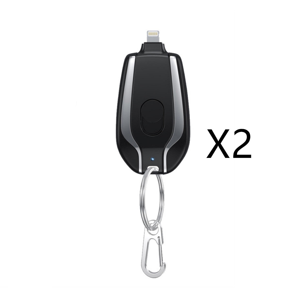 1500mAh Mini Keychain Charger – Ultra-Compact Type-C Power Bank