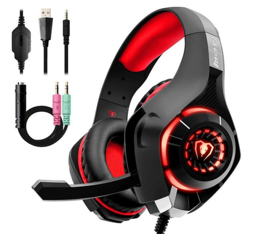 Pro Gaming Headphones – Surround Sound & Noise-Canceling Mic