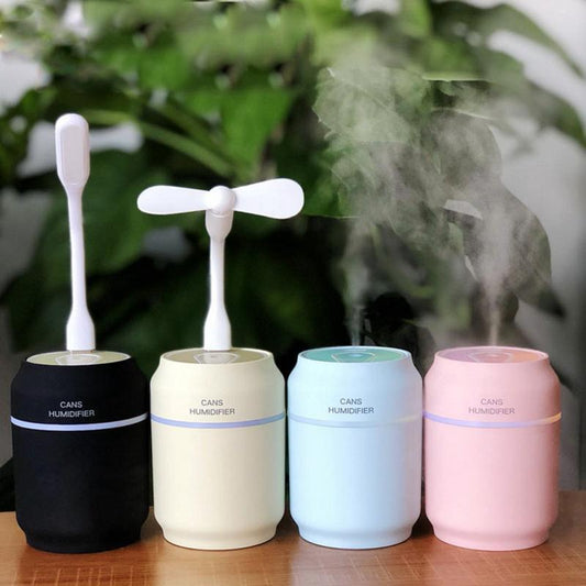 Mini Can Humidifier – Portable USB Cool Mist Diffuser