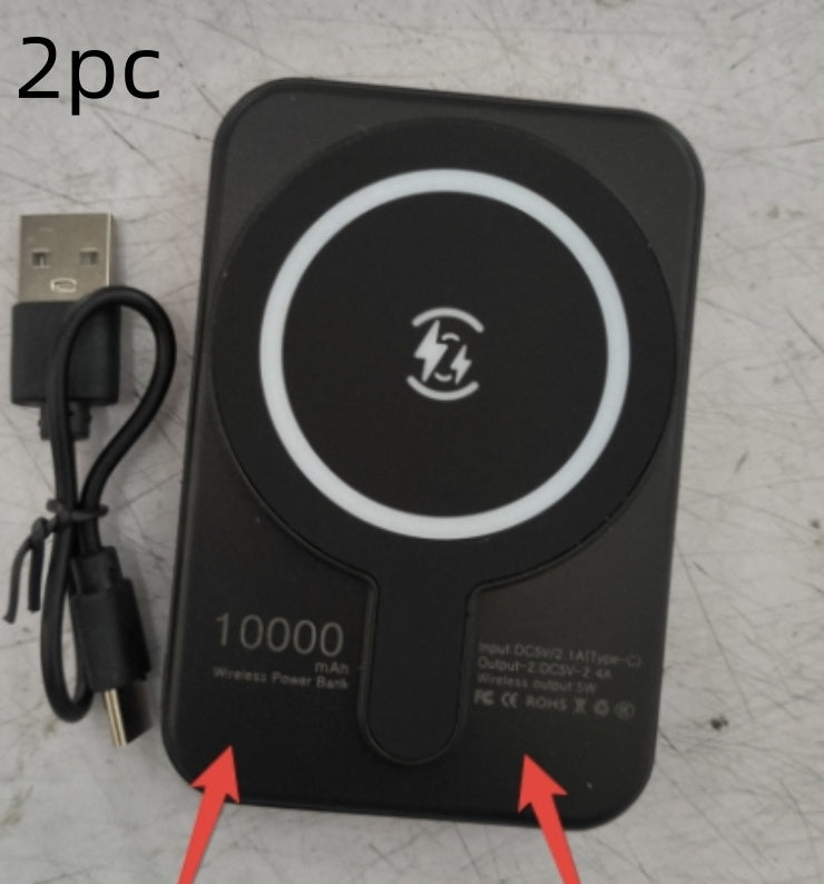 5000mAh Magnetic Wireless Power Bank – Fast Charging & Portable