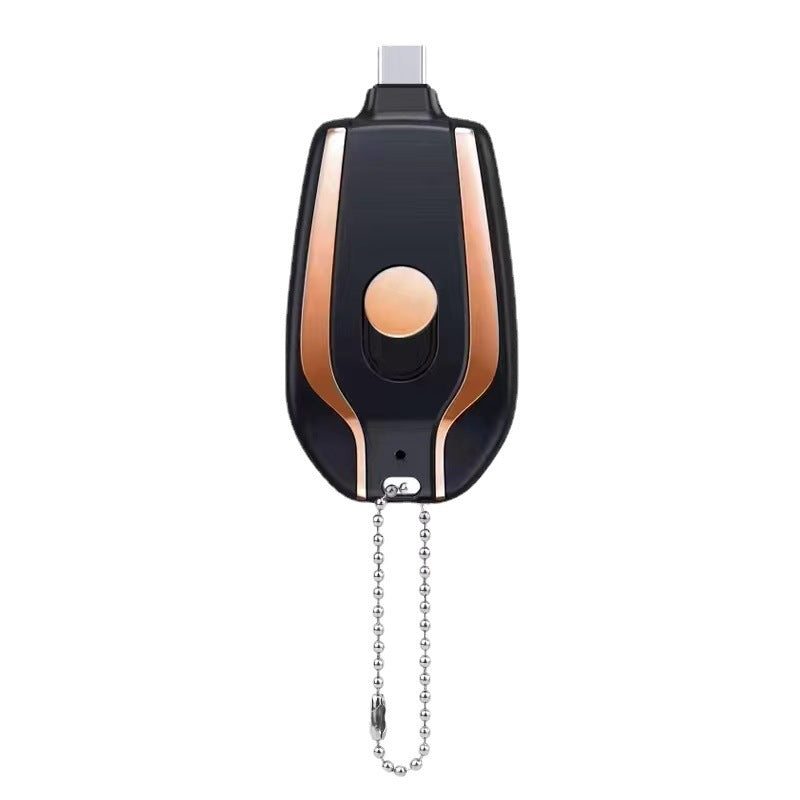 1500mAh Mini Keychain Charger – Ultra-Compact Type-C Power Bank