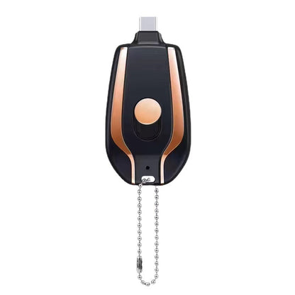 1500mAh Mini Keychain Charger – Ultra-Compact Type-C Power Bank