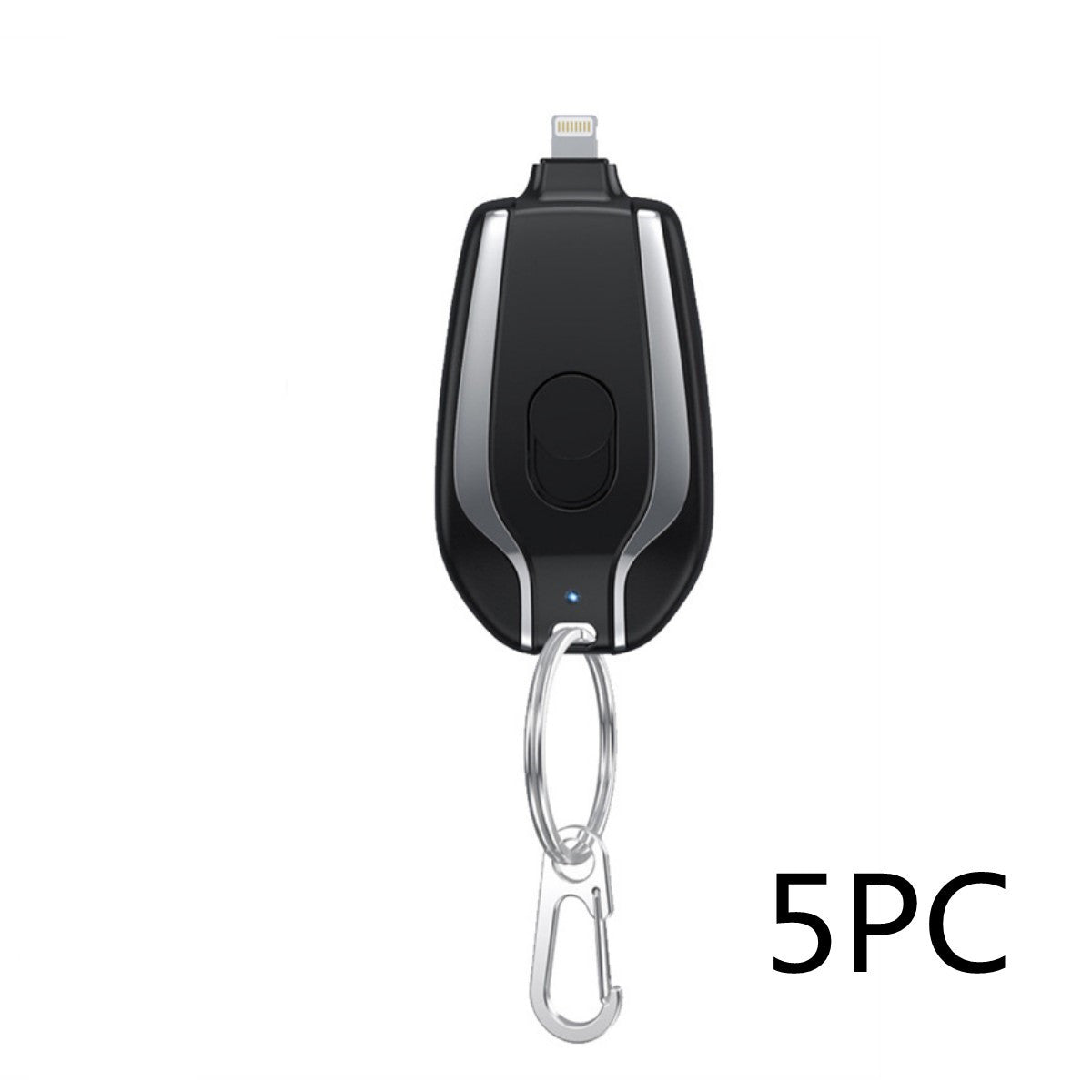 1500mAh Mini Keychain Charger – Ultra-Compact Type-C Power Bank